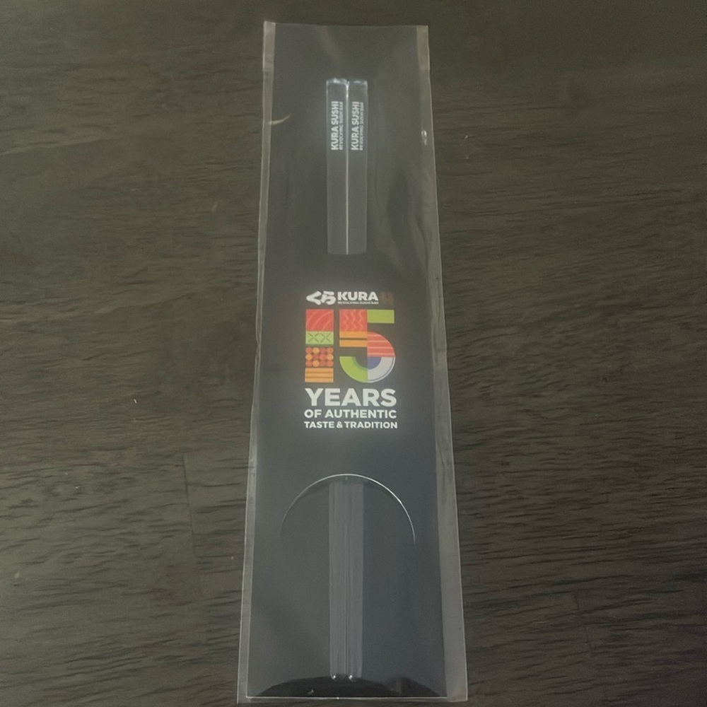 Kura 15 year anniversary chopsticks